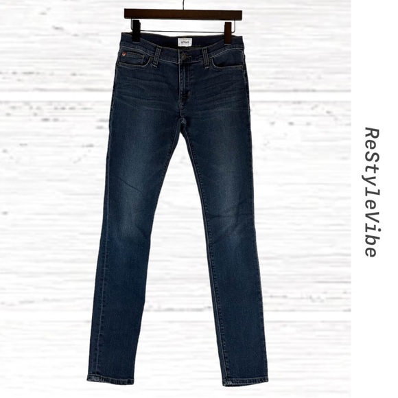 HUDSON JEANS Women’s Size 27 Denim Krista Style Super Skinny Fit Mid Rise - Picture 1 of 15